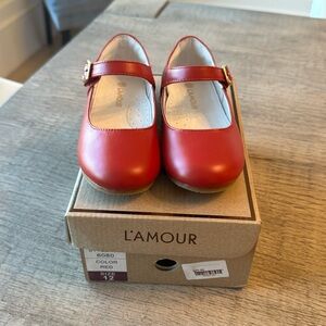 New  L’Amour Red Rebecca Special Occasion shoes